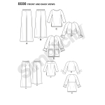 Naiste Seda-on-hõlnus-õmmelda riietus, Simplicity Pattern #8556 