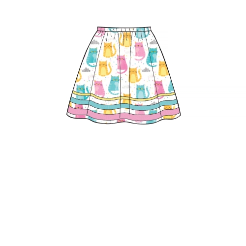 Laste, tüdrukute, ja nukkude seelikud, Simplicity Pattern #S8961 