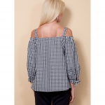Выкройка: Misses` Off-the-Shoulder Top, Butterick B6519 