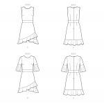 Ompelukaavat: Misses` Dresses, Butterick B6729 