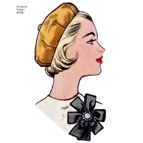 Naiste Vintage 60`ndate aksessuaarid Size: OS (ONE SIZE) Simplicity Pattern #4178 