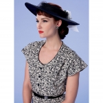 Выкройка: Misses` Button-Front, Flutter Sleeve Dresses and Sun Hat, Butterick B6363 