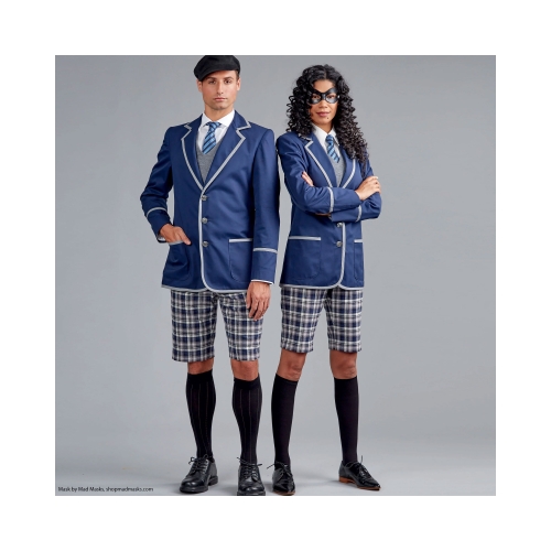 Naiste, meeste ja teismeliste Cosplay, suurused: Simplicity Pattern #S9094 