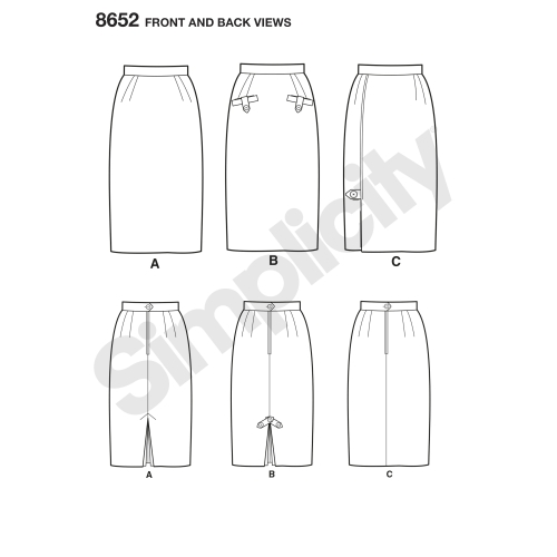 Seelikud, Simplicity Pattern #8652 