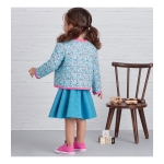Simplicity lõikekomplekt S9485 Toddlers` Knit Top, Jacket, Vest, Skirt and Pants 