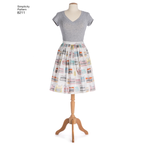 Naiste Dirndl seelikud kolmes pikkuses, Simplicity Pattern #8211 
