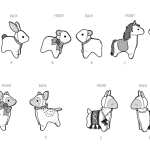 Simplicity Sewing Pattern S9666 PLUSH ANIMALS BY ELAINE HEIGL 