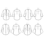 Выкройка: Misses` Top, Butterick B6665 