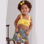 Simplicity lõikekomplekt S9797 TODDLERS` TOPS, SKORT, PANTS AND HAT IN THREE SIZES, SS9797A 