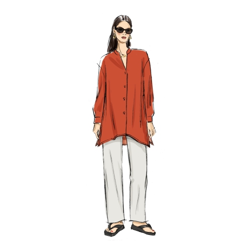 Lõikekomplekt BUTTERICK B6932 MISSES’ TOP AND PANTS 