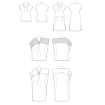 Ompelukaavat: Misses` Tunic and Caftan, Butterick B6683 
