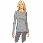 Ompelukaavat: Misses` knit, Lace-Detail Tops, Butterick B6418 