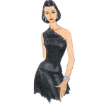 Simplicity lõikekomplekt S9634 MISSES` VINTAGE BLOUSES AND CUMMERBUND, SS9634 