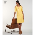 Naiste kleidid, suurused: A (XS-S-M-L-XL), Simplicity Pattern #8595 