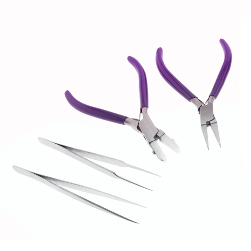 Normaalsuuruses käsitöötangide komplekt, lehtvedruga, 5ja2 tk, 13cm, PK6703 