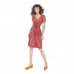 Выкройка: Misses` Dress, Butterick B6621 