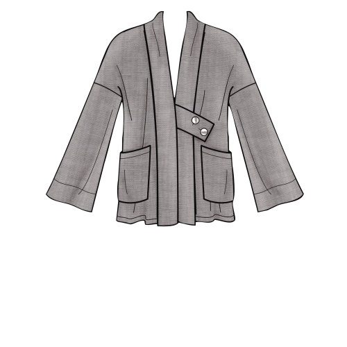 Naiste jakid ja vest, suurused: XS-S-M-L-XL, Simplicity Pattern #S8917 