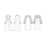Выкройка: Misses` and Women`s Coat and Dress, Butterick, B6868 