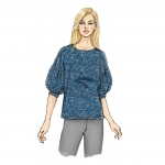 Выкройка: Misses` Top, Butterick B6591 