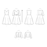 Simplicity lõikekomplekt S9474 Women`s Dresses and Jacket 