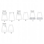 Выкройка: Toddlers`, sizes: Children`s Dress, Butterick B5876 