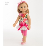 35cm nuku riided, Simplicity Pattern #8574 