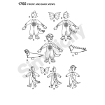 Child`s and Dog Costumes, Sizes: A (3-4-5-6-7-8), Simplicity Pattern #1765 
