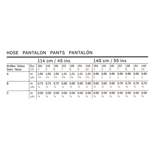 Püksid 104- 140cm, Pants/ Burda 9508 