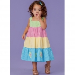 Выкройка: Toddlers` Dresses`, Kwik Sew K0262 