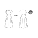 Выкройка: Misses` Costume and Hat, Butterick B6672 