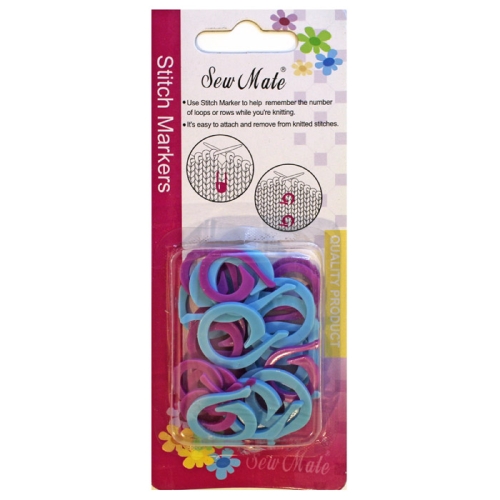 Silmukkamerkit, 24 kpl, SewMate 6153 