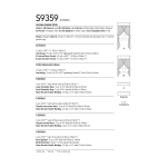Швейные выкройки Simplicity S9359 Seasonal Window Décor 