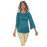 Выкройка: Misses` Top, Butterick B6709 