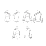 Simplicity lõikekomplekt S9851 MISSES` AND WOMEN`S TOPS, SS9851 