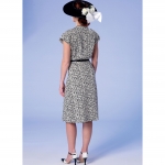 Выкройка: Misses` Button-Front, Flutter Sleeve Dresses and Sun Hat, Butterick B6363 
