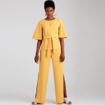 Naiste topid, vöö, sall ja püksid, Simplicity Pattern #S9051 