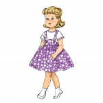 Выкройка: Retro Outfits for 45 cm (18`) Doll, Butterick B6336OSZ 