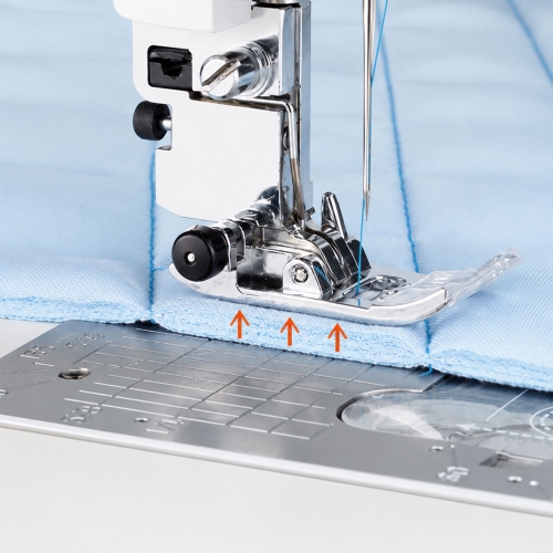 Sewing machine Juki HZL-NX7 The micro-lifter presser foot function