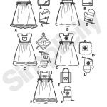 Towel Dresses, Pot Holders and Oven Mitts, Sizes: OS (ONE SIZE), Simplicity Pattern #8109 