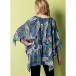 Выкройка: Misses` Fringe-Trim, Overlay or Notch-Neck Tunics, Butterick B6356 