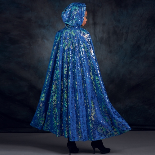Misses` Cape with Tie Costumes, Sizes: S-M-L, Simplicity Pattern #S9008 