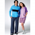 Unisex Top, Shorts and Pants, Kwik Sew K3981 