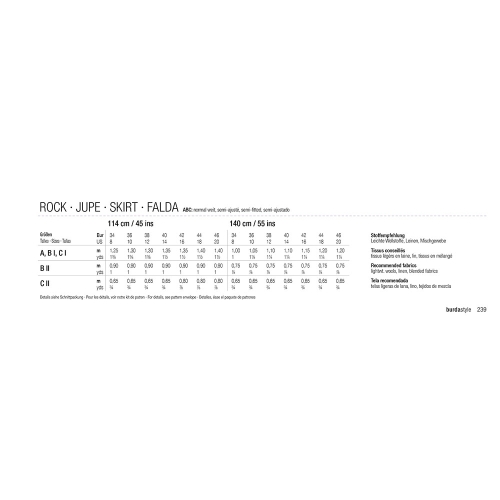 Выкройка Nr34-46, Burda Style Nr.6612 