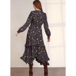 Simplicity lõikekomplekt S9639 MISSES` MIDI WRAP DRESS, SS9639 