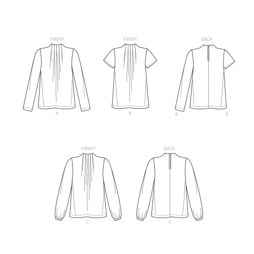 Simplicity Sewing pattern S9231 MISSES` BLOUSES, SS9231H5 