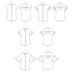 Ompelukaavat: Misses` Top, Butterick B6686 