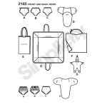 Baby Accessories, Sizes: A (ALL SIZES), Simplicity Pattern #2165 