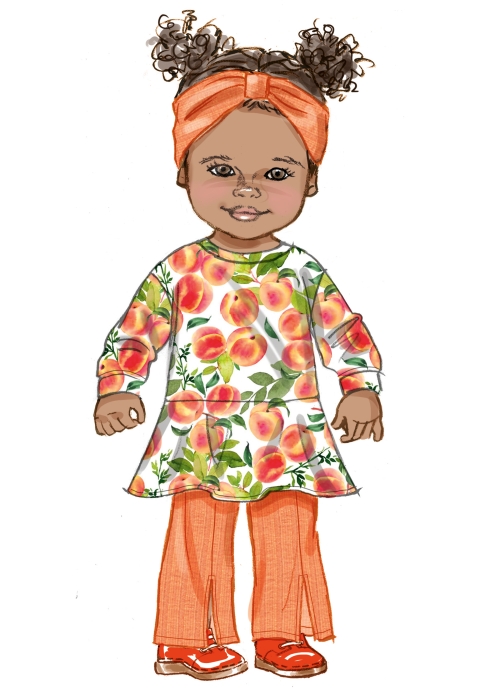 Simplicity lõikekomplekt S9720 BABIES` KNIT DRESS, TOP, PANTS, HAT AND HEADBAND IN SIZES S-M-L, SS9720A 