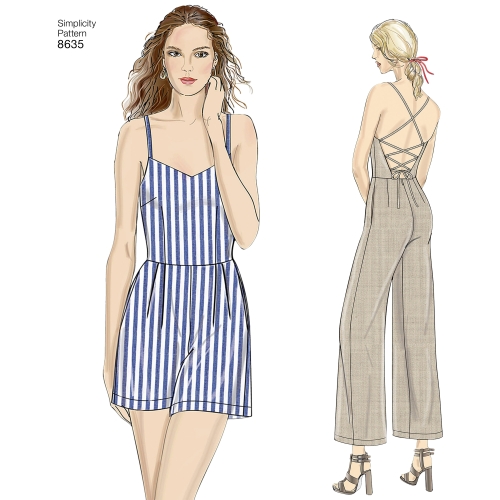 Naiste kleit ja kombinesoon, Simplicity Pattern #8635 