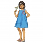 Выкройка: Toddlers`, sizes: Children`s Dress, Butterick B5876 
